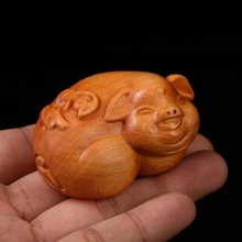 太行老料崖柏瘤疤木雕刻小摆件工艺品手把件貔貅核桃福猪健身手球