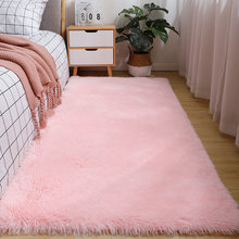 加厚长毛丝毛客厅卧室茶几地毯飘窗床边地垫满铺家用长毛防滑地垫