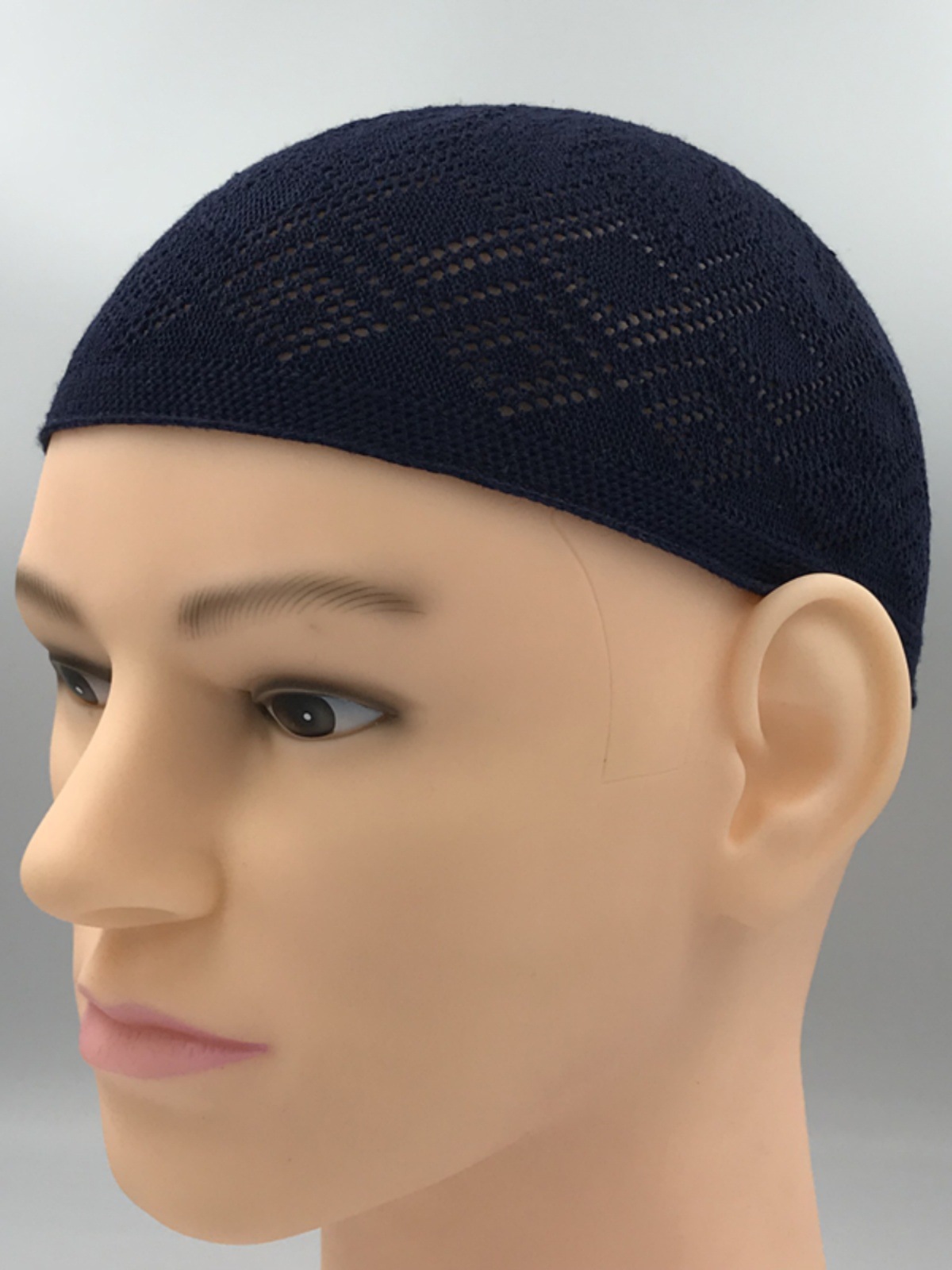 新款帽子男瓜皮帽针织帽礼拜帽回族薄款阿拉伯帽子透气时尚男帽