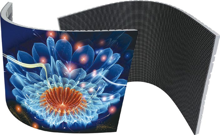 【厂家批发】随意变形柔性软模组,室内p3软模组,高清led软模组