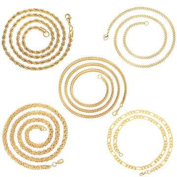 跨境新款古巴链男士项链法式轻奢厚重感宫廷风项链嘻哈古巴项链