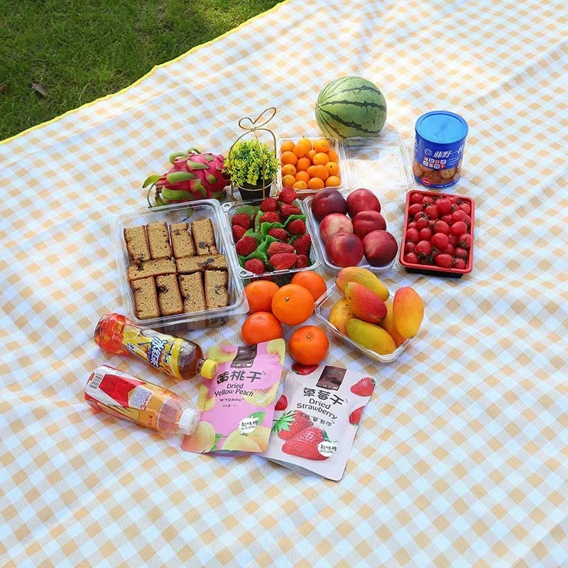 600D Oxford Cloth Thickened Outdoor Picnic Mat Picnic Floor Mat Waterproof Outing Foldable and Portable Moisture-Proof Mat Wholesale