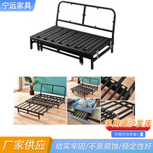 厂家供应沙发床家具五金配件三节伸缩推拉式床架铁架沙发床支架