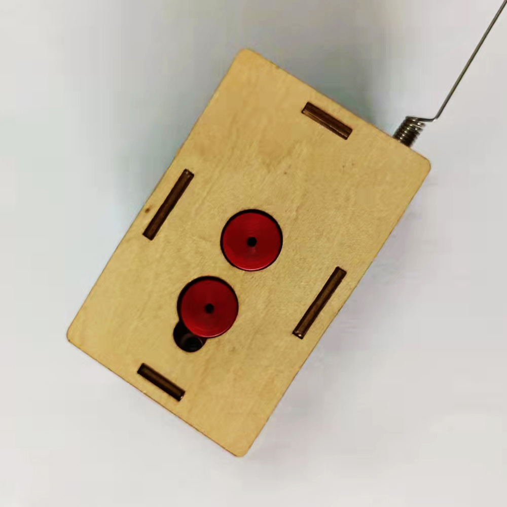 2通遥控器木盒 diy模型零件玩具科技制作手工配件拼装stem儿童