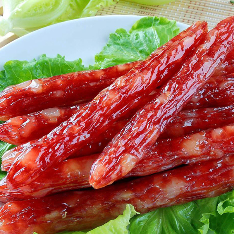 喜上喜腊肠大众腊肠400g广味广式香肠6分瘦广东腊肠深圳特产