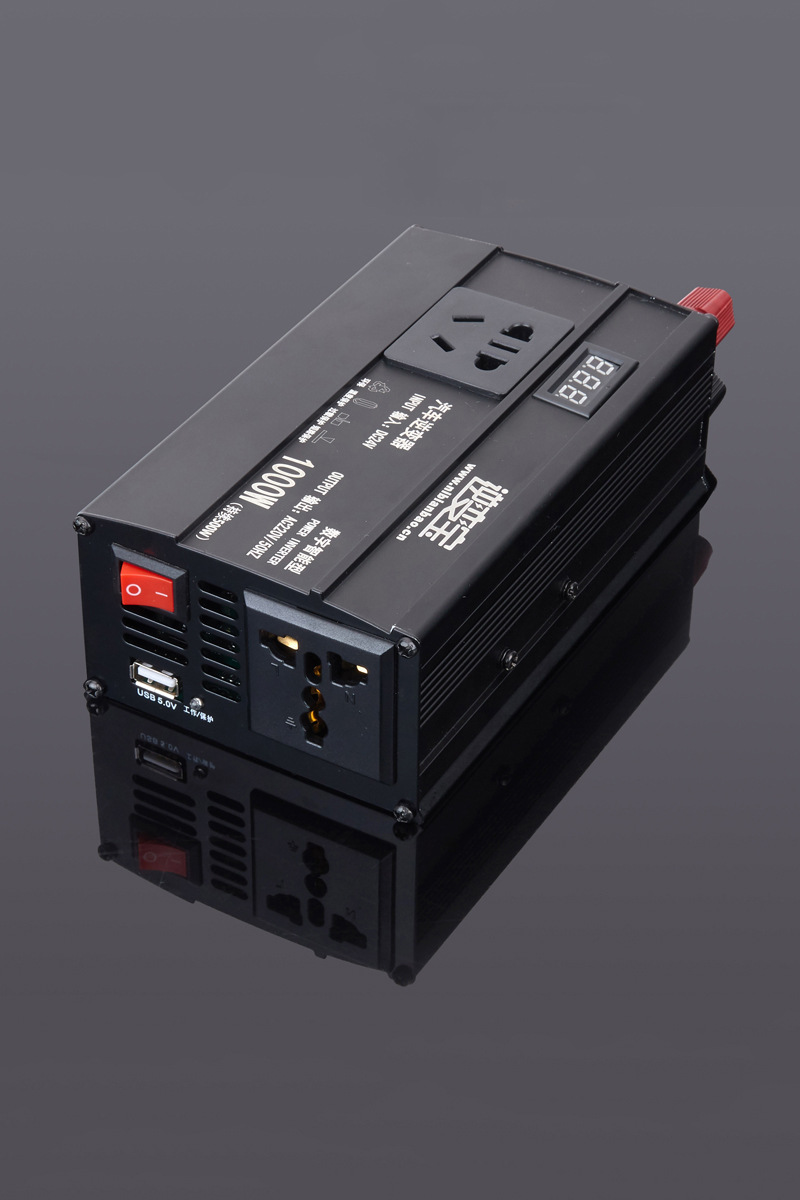 纯正弦波车载逆变器12v24v转ac220v货车电源转换器多功能智能插座