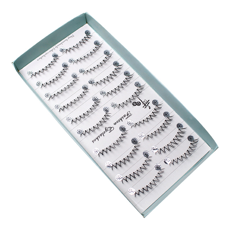 Dance Princess Sharpened False Eyelashes Female 10 Pairs Natural One Piece