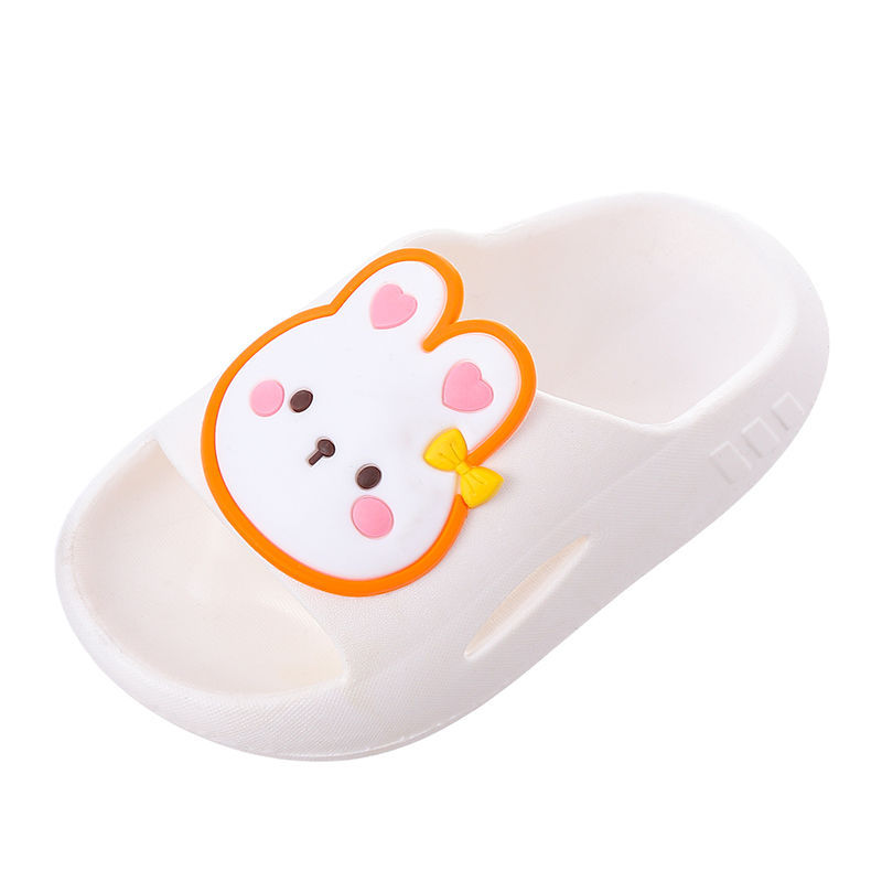 Children's Slippers Bunny Cartoon Cute Shit Feeling Thick Bottom Soft Bottom Non-Slip Summer Bathroom Kids New One Piece Dropshipping