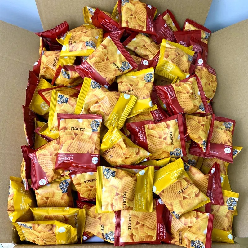 rice crust snacks whole box wholesale glutinous rice independent small package internet celebrity binge-watching casual snacks inflated food