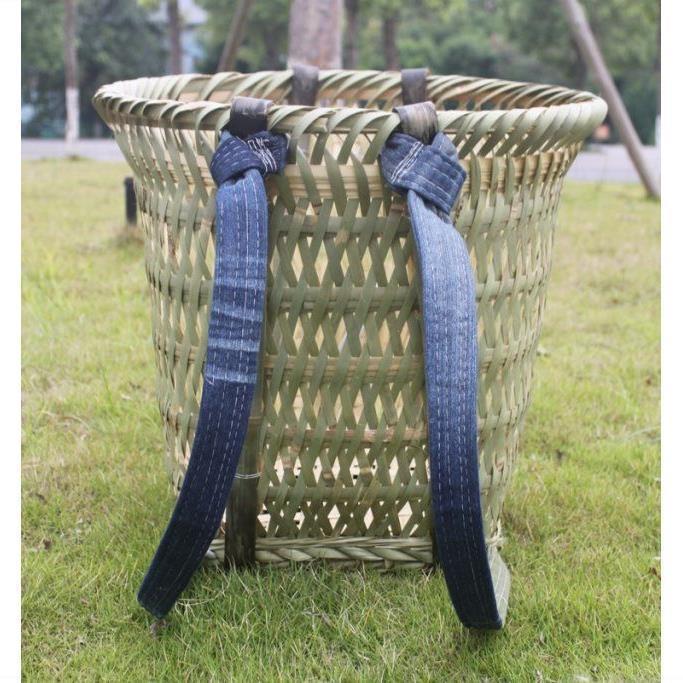 竹编背篓大号全竹背篼农用背草料采蘑菇承重强竹筐收菜筐包邮实用