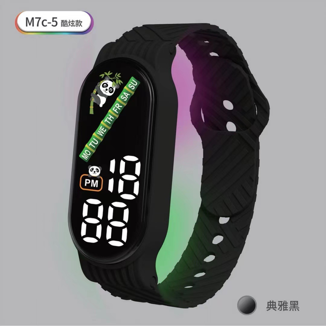 New LED Electronic Bracelet & Watch M7c-5 Internet Celebrity Children Student Sports Ins Factory in Stock Wholesale