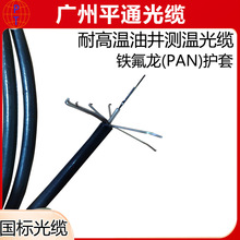 油气井用热力管道测温光缆1/2/4芯铁氟龙耐高温铠装多模感温光缆