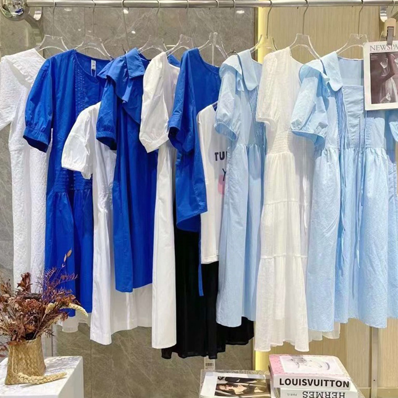 画梦羽24夏季大版文艺森女系连衣裙知性气质上衣裤裙杂款混批清仓