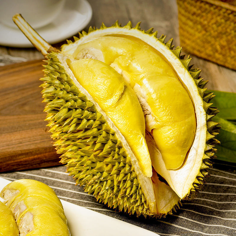 现货泰国金枕头榴莲新鲜进口金枕榴莲整个带壳小核肉厚软糯甜包邮