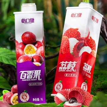 苹果醋红枣醋饮料荔枝百香果果汁饮料整箱玻璃瓶餐饮宴席大瓶