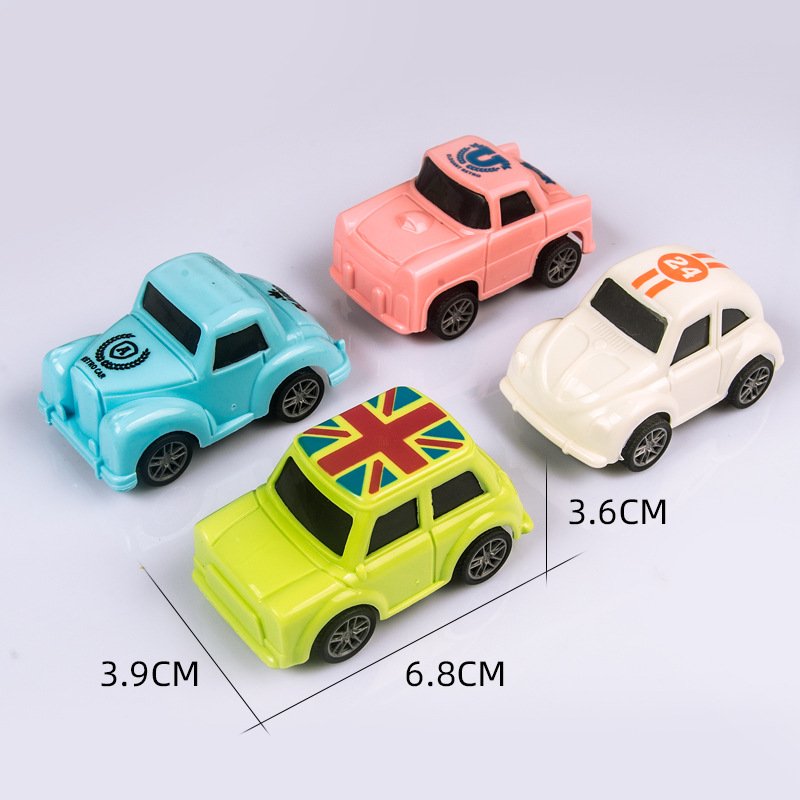 [Free Shipping] Wholesale Pull Back Car Toy Engineering Vehicle Aircraft Capsule Toy Gift Sugar Gift Cake Ornaments Small Toys