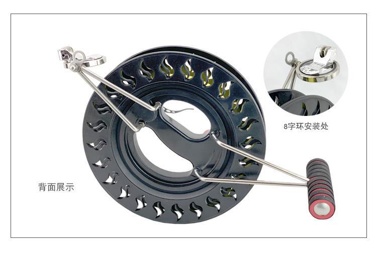 风筝线盘刹车轮大人专用防倒转静音大轴承收线器初学高档手摇线轮