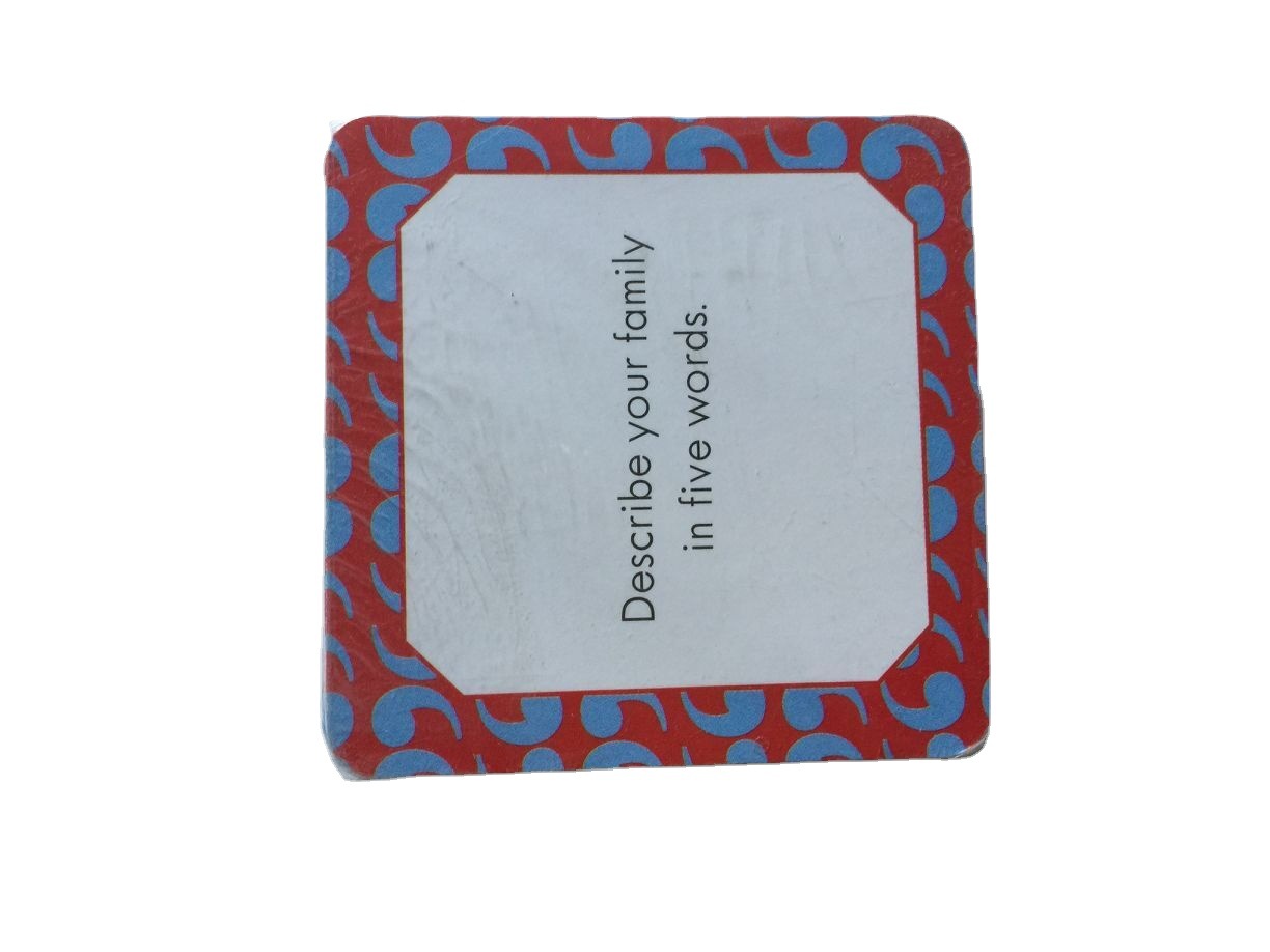 Manufacturers Supply Foreign Trade Cards, Bar Cards, Game Problem Cards Customized Drinking Game Card