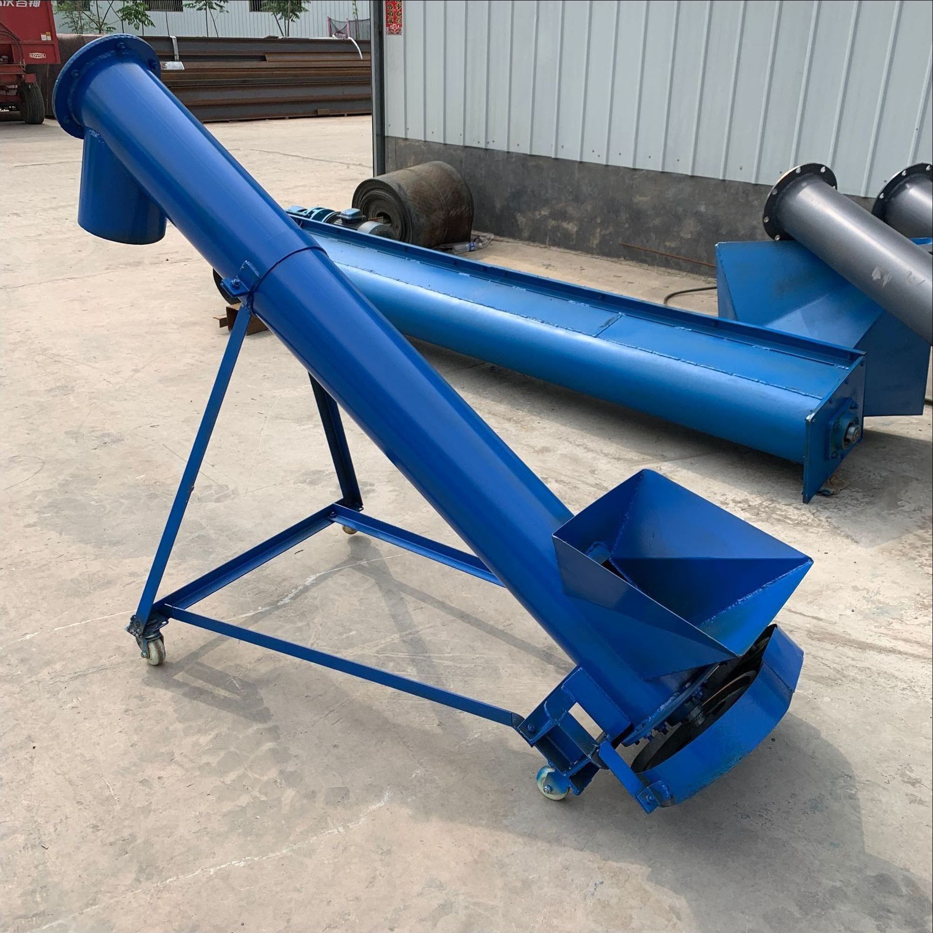 全自动不锈钢提升机 散装物料螺旋输送机 小型弹簧蛟龙厂家-阿里巴巴