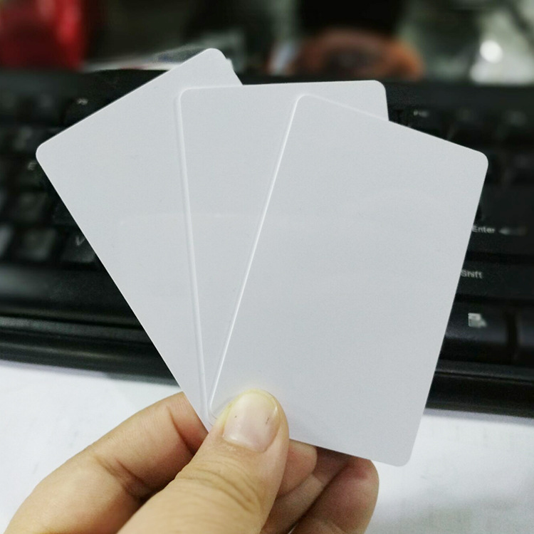 证卡打印pvc塑料加膜白卡光面哑面标准尺寸白卡现货批发ic射频卡
