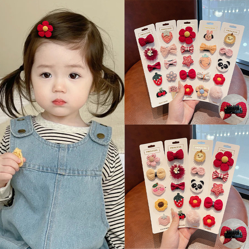 Cute Baby Headdress Hairclip Baby Edging Hair Clip Simple Children Do Not Hurt Hairpin Girls Hair Accessories