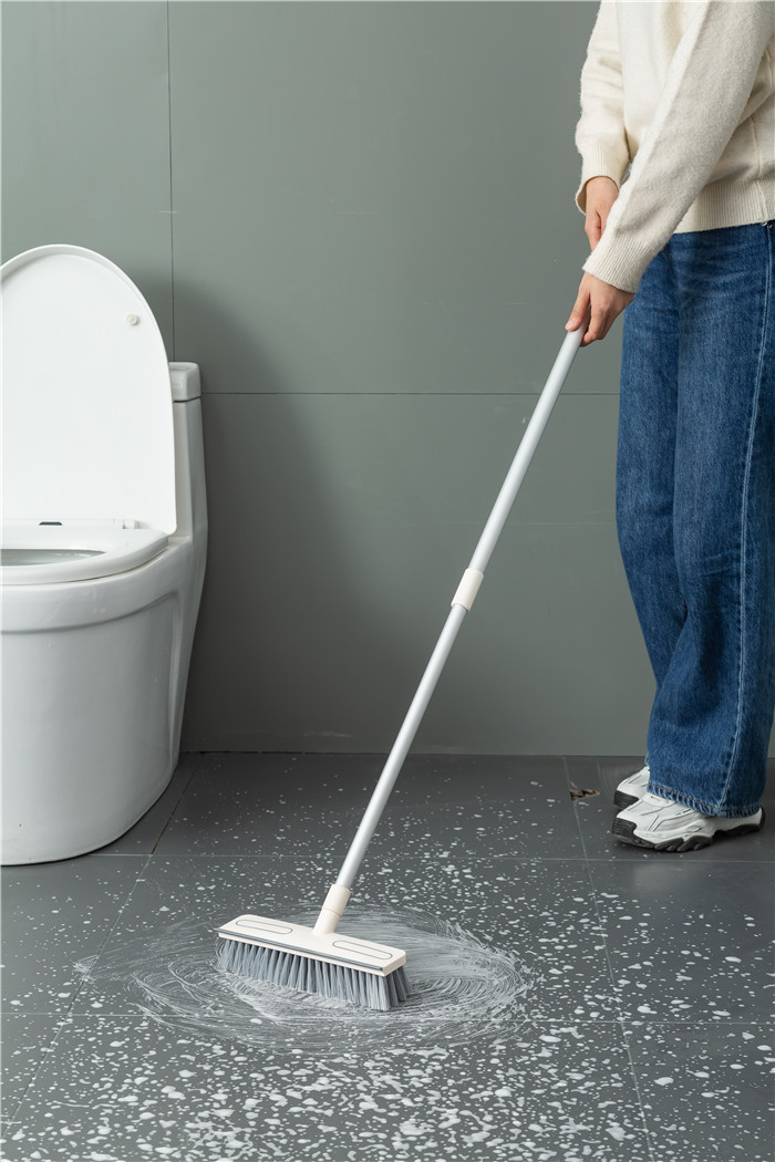 卫生间地板刷刮水清洁刷子长柄墙面瓷砖硬毛浴室刷地户外可用
