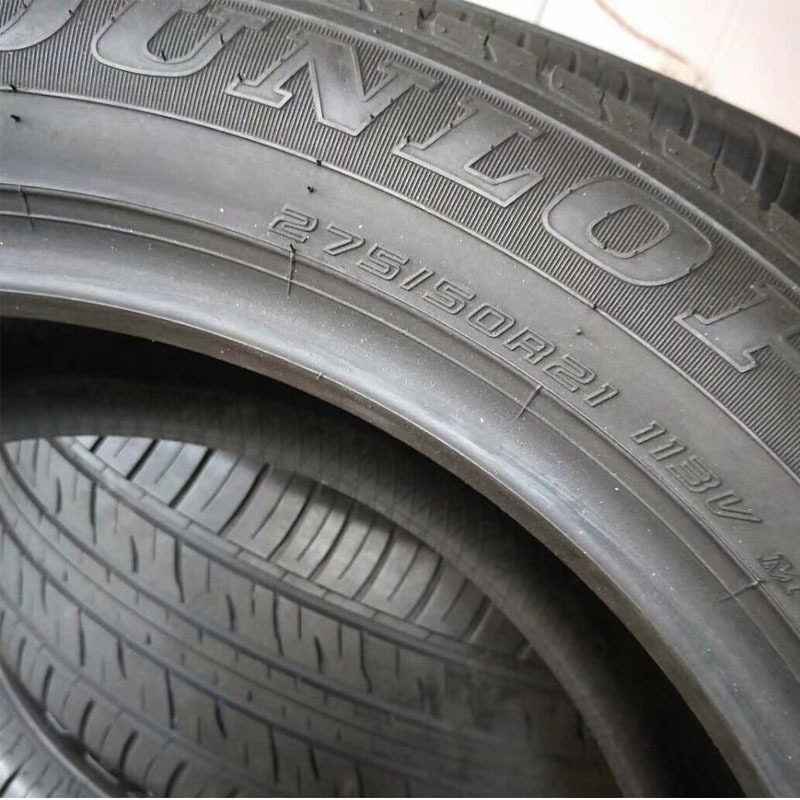 二手邓禄普轮胎275/50r21 pt3a 113v m s新款雷克萨斯配套正品