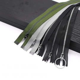 0号1号2号金属拉链闭尾开口自锁欧牙拉链娃娃衣四边牙小拉链