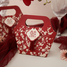 新款喜糖盒结婚糖盒订婚小清新礼盒手提糖袋小红书南洋风伴手礼盒