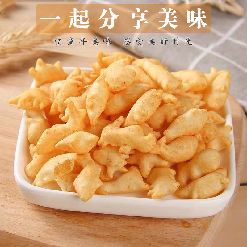 薯脆鱼好多的鱼非油炸薯片学生休闲膨化食品女生追剧小吃零食过年