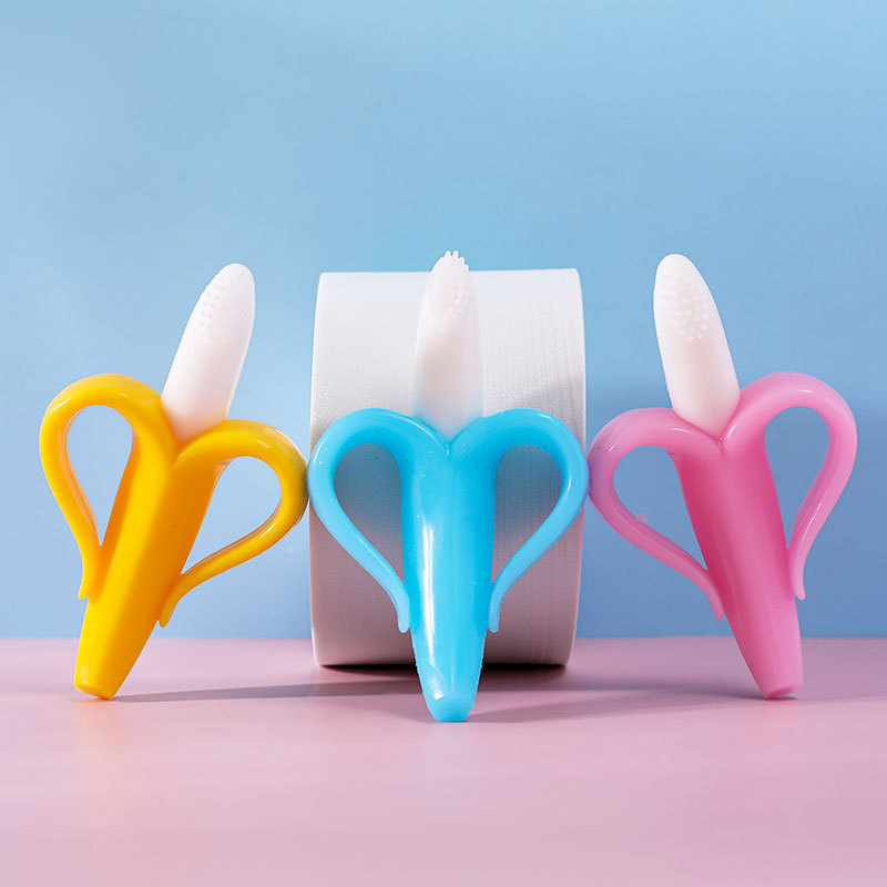 Silicone Molar Rod Banana Teether