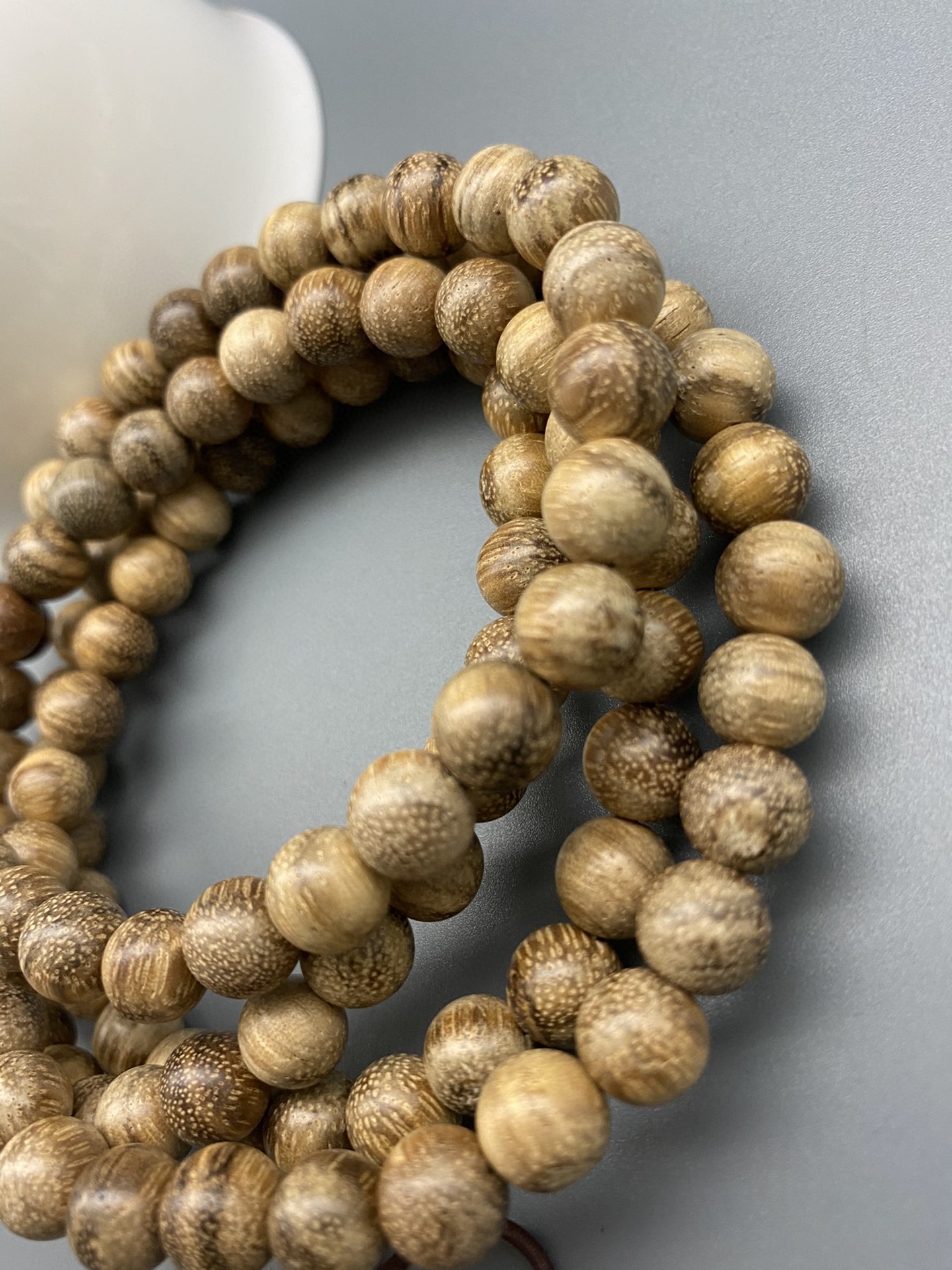 厂家批发直播供货佛珠手串奶香木念珠木质文玩手链男女送礼收藏品