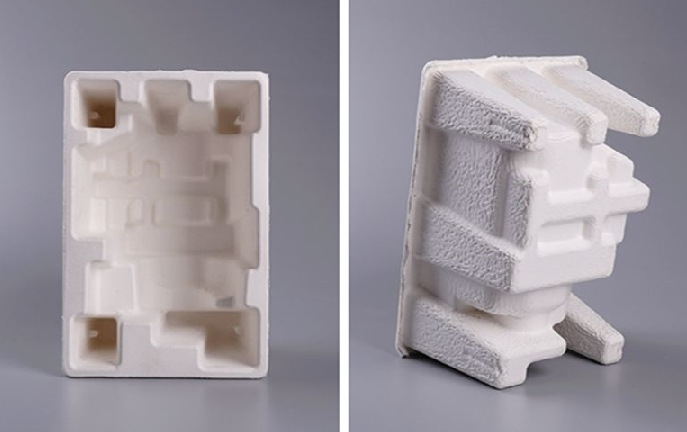 湿压牛皮纸面霜乳液内托 化妆品护肤品套装纸塑纸托内衬