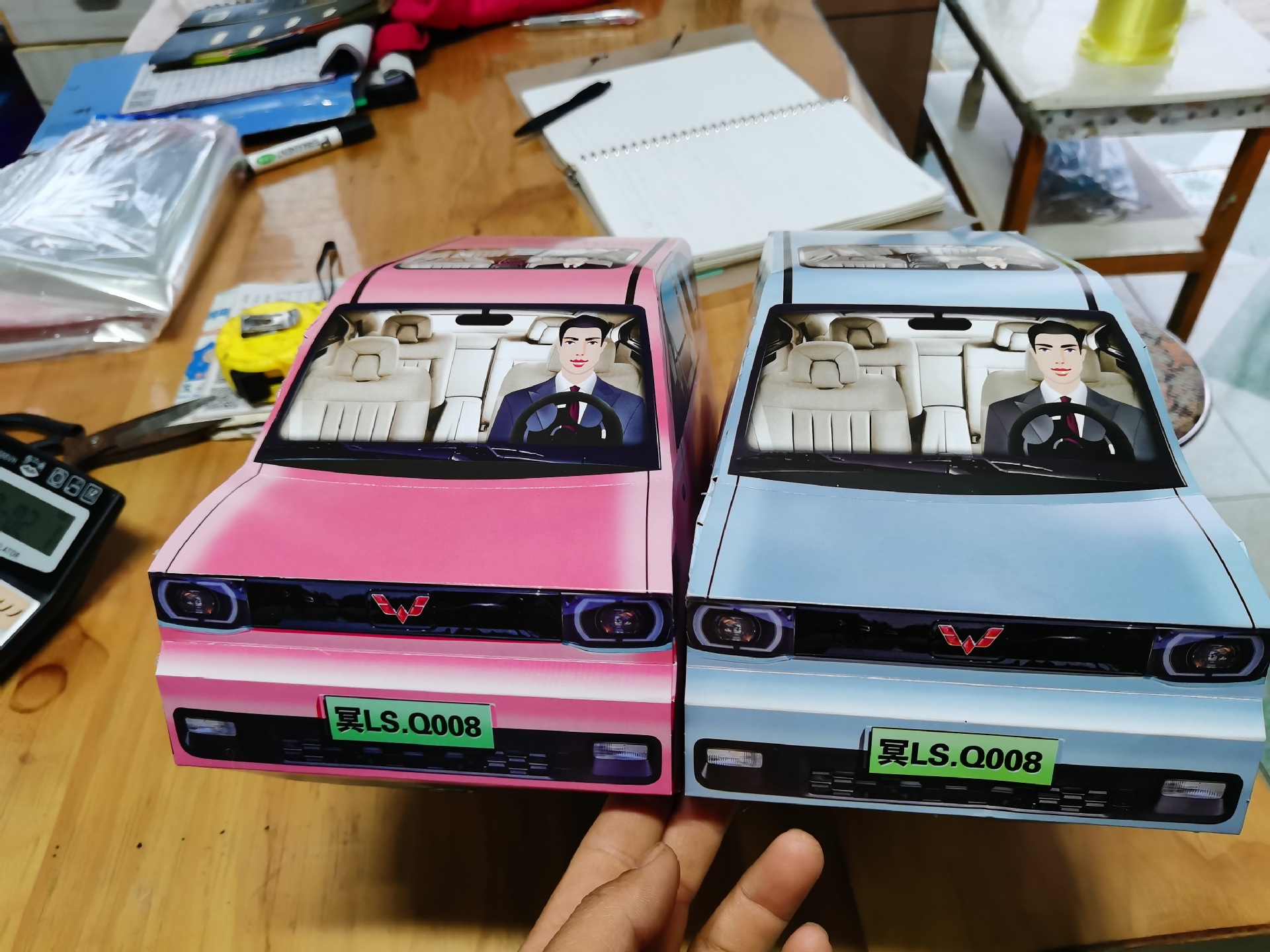 万东殡葬用品纸扎纸活半成品五菱mini电动汽车面包车老头乐电车