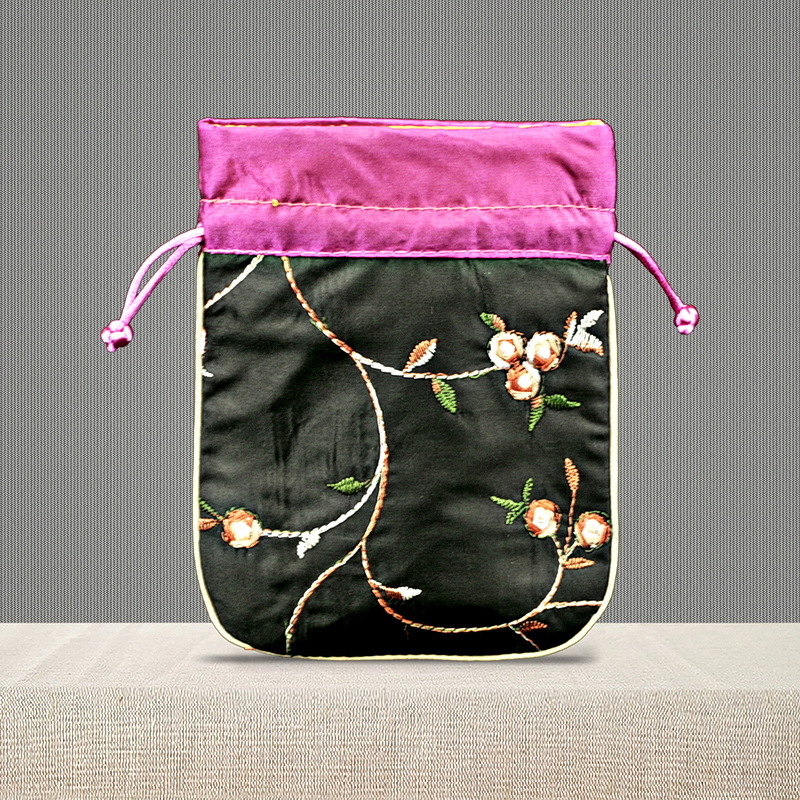 12*15古风高档绣花袋小荷包袋古代钱包复古刺绣小锦囊汉服香囊袋
