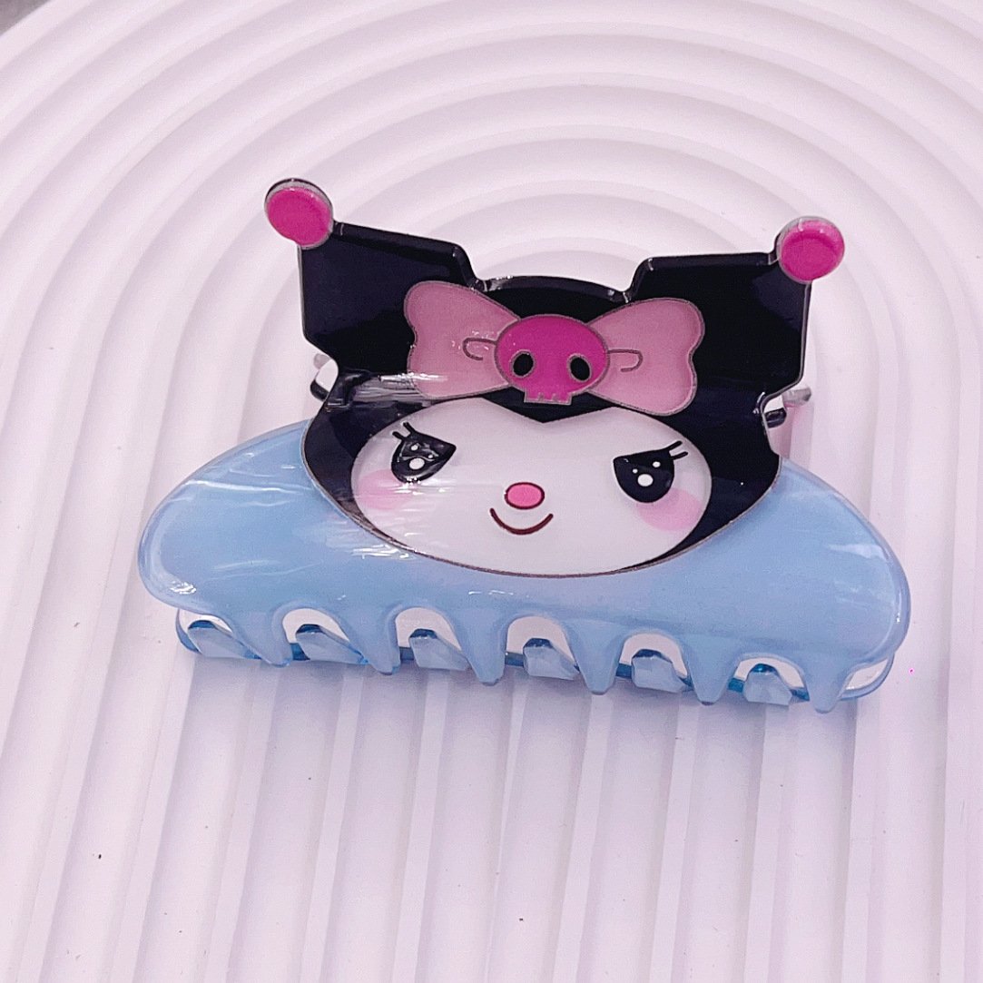 Sanrio Japanese Style Large Popular Barrettes Cartoon Cute Hello Kitty Clow M Bang Clip Girl Heart Barrettes