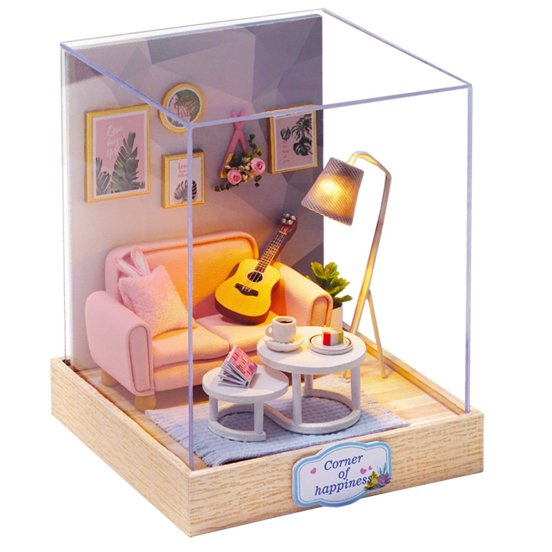 Cute Room Miniature Handmade DIY Cottage Assembled Model Children's Activity Boutique Toy Birthday Gift