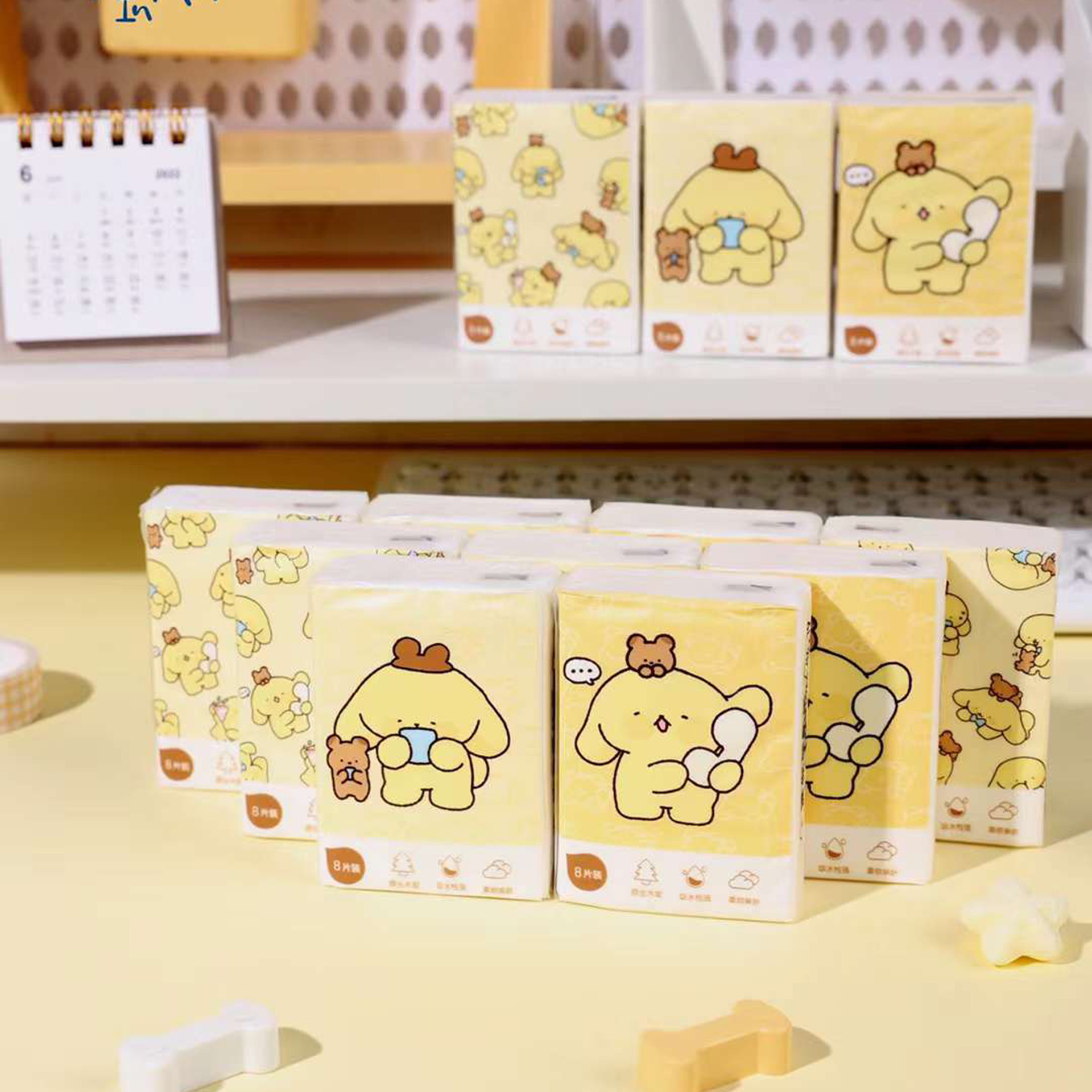 汤圆兔的诞生18连包便携纸巾卡携迷你抽纸8张入-阿里巴巴