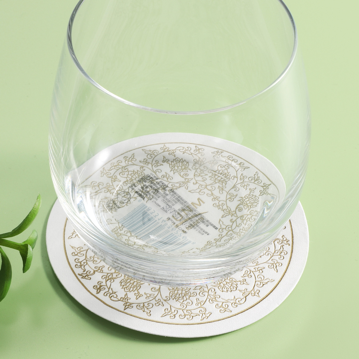 一次性杯垫多层吸水纸杯垫酒吧威士忌一次性纸质杯垫可加印logo