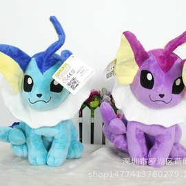 宝可梦宠物小精灵口袋妖怪水精灵闪光公仔神奇宝贝动漫毛绒玩具