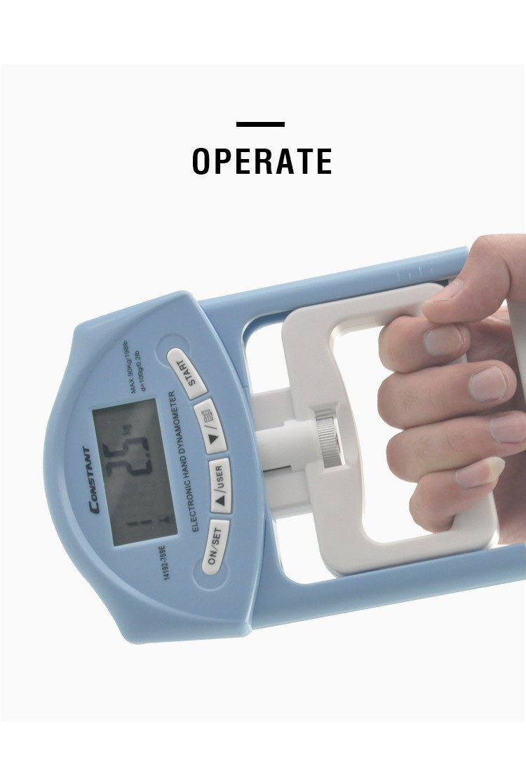电子握力器 constant 香山智能中考电子握力计拉力测试仪可调节