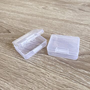 迷你小号卡扣透明塑料包装盒子电子元件整理盒小零件路亚饵鱼钩盒