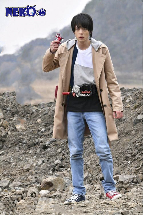 假面骑士桐生战兔cos服日常风衣战衣秋冬款cosplay 男装