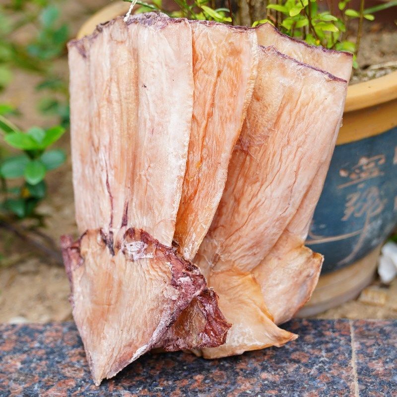 盐干无头大鱿鱼干鱿鱼块海鲜干货尤鱼优鱼优质鱿鱼干货鱿鱼须有头