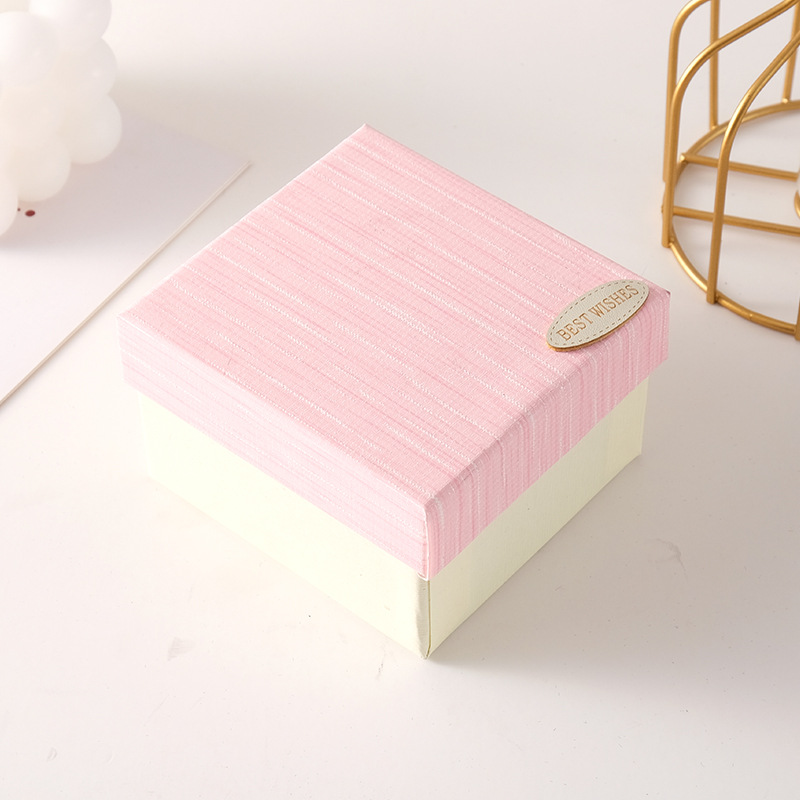 Square Watch Box Accessories Jewellery Storage Packaging Box Ring Box Festival Bracelet Box in Stock Wholesale