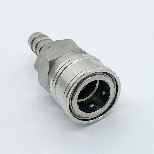 气动接头不锈钢气管接头c式快速接头公母接头快插转接头金属接头