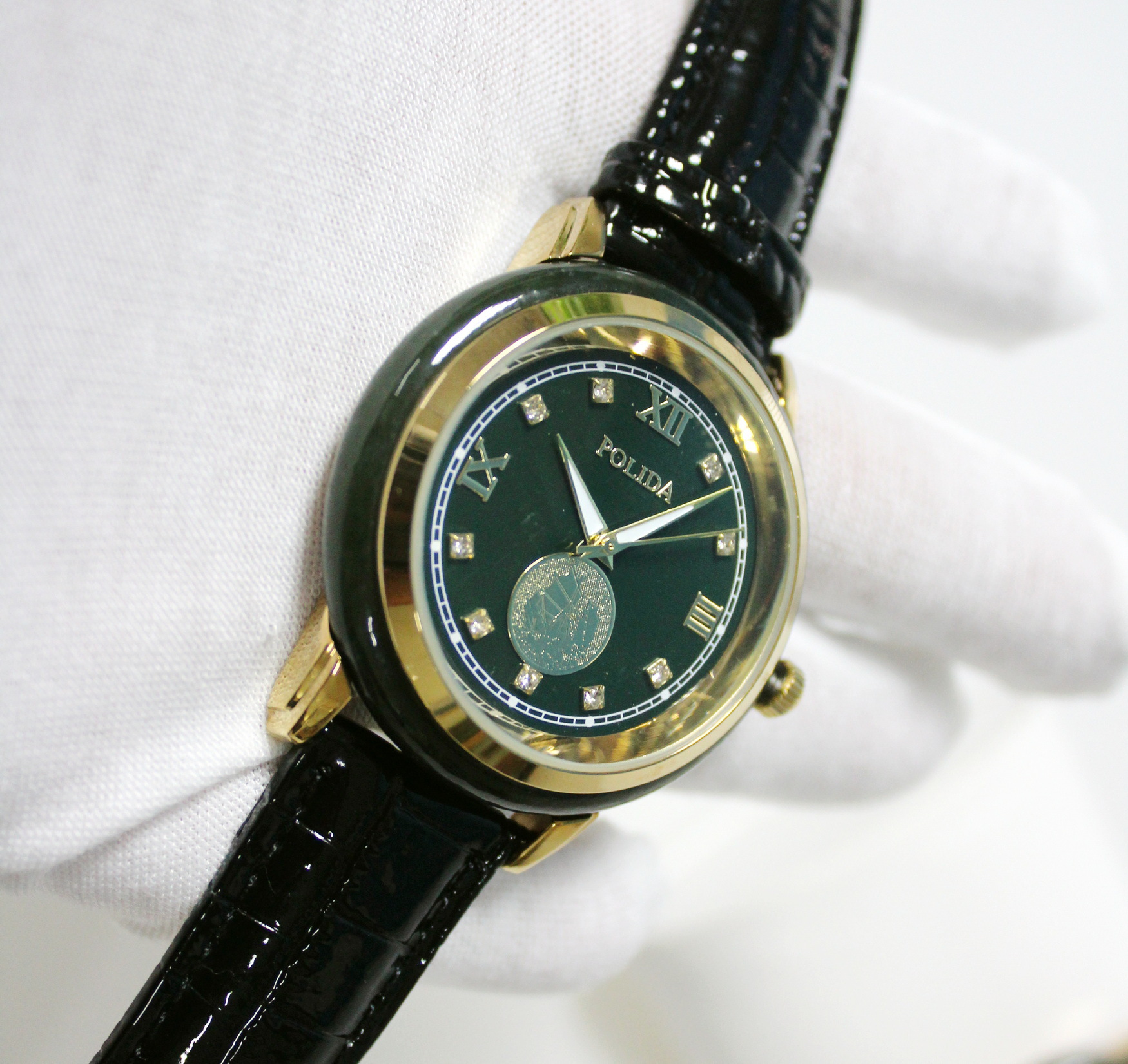 抖音快手直播带货正宗和田玉男女情侣对表进口机芯夜光防水手表潮