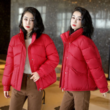 大牌羽绒棉服女短款2023年新款小个子韩版宽松时尚面包服冬季棉服