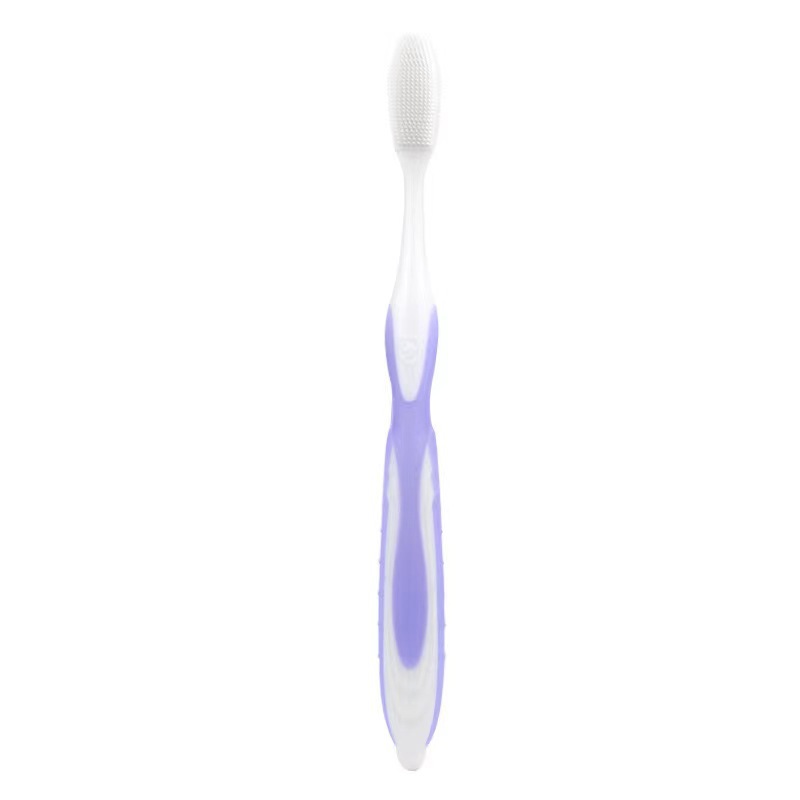 Nano Toothbrush High-End Independent Packaging Adult Home Use Silicone Non-Slip Handle Ultra-Fine Silk Gum Care Soft-Bristle Toothbrush