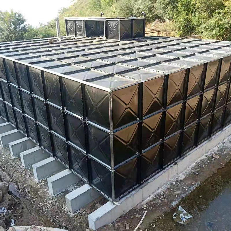 现货304不锈钢水箱 10吨加厚养殖水箱生活水箱消防水箱储水箱